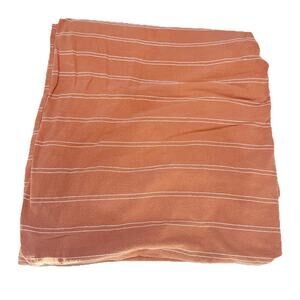 Threshold Full/Queen Terracotta Embroidered Duvet Cover